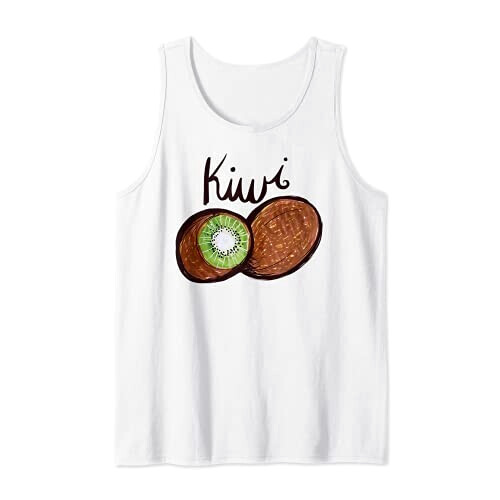 Débardeur Kiwi blanc homme/femme
