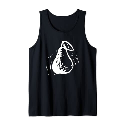 Débardeur Poire noir homme/femme