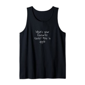 Débardeur Pomme noir homme/femme