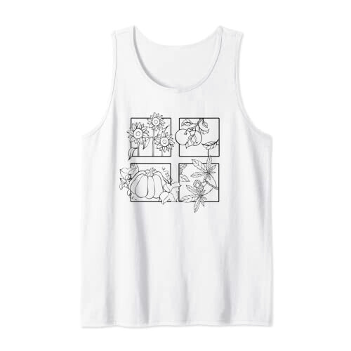 Débardeur Citrouille blanc homme/femme