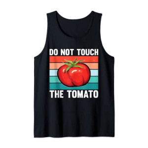 Débardeur Tomate noir homme/femme