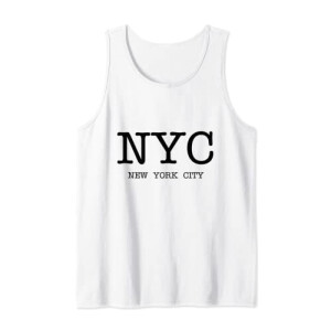 Débardeur New York blanc homme/femme