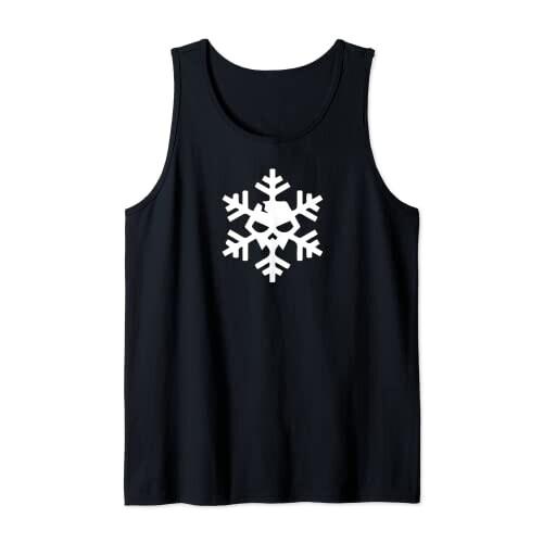 Débardeur Flocon noir homme/femme