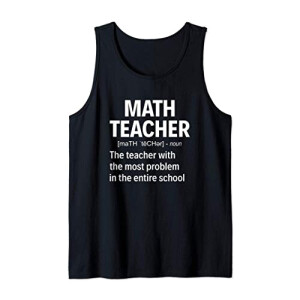 Débardeur Mathématique noir homme/femme