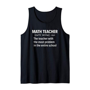 Débardeur Mathématique noir homme/femme
