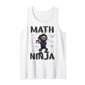Débardeur Mathématique blanc homme/femme