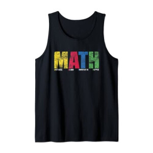 Débardeur Mathématique noir homme/femme