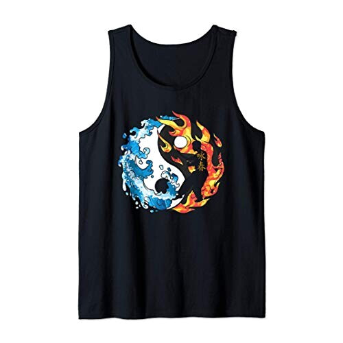Débardeur Yin Yang noir homme/femme