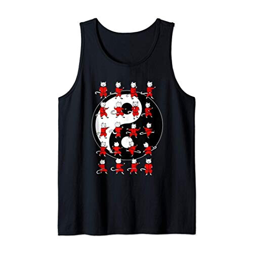 Débardeur Yin Yang noir homme/femme
