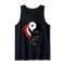 Débardeur Yin Yang noir homme/femme - miniature