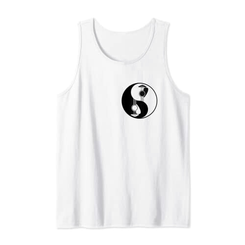 Débardeur Yin Yang bleu homme/femme