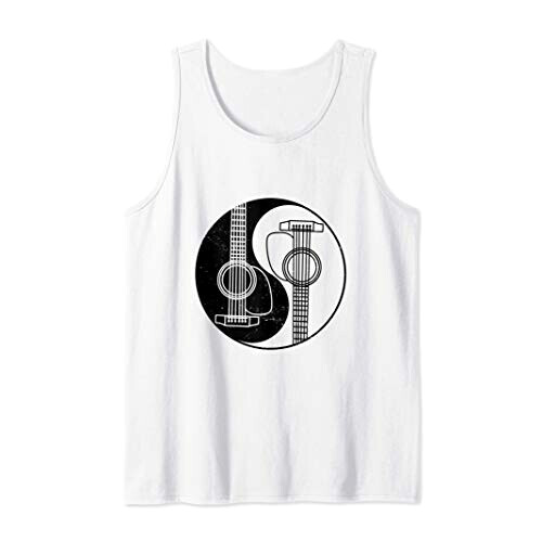 Débardeur Yin Yang blanc homme/femme