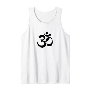Débardeur Aum blanc homme/femme