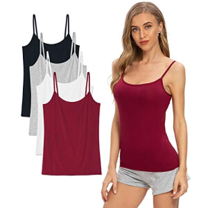 Débardeur rouge paquet de ir/gris/blanc/vin femme