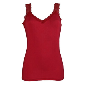 Débardeur rouge bordeaux homme/femme