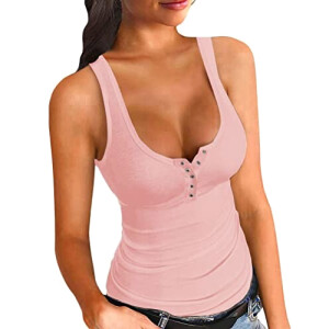 Débardeur rose femme