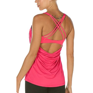 Débardeur rose fluorescent femme