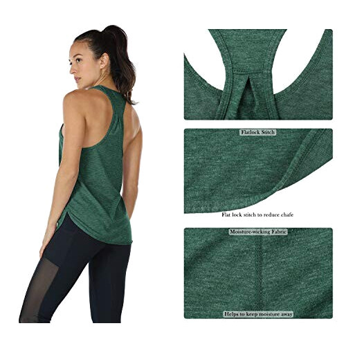 Débardeur vert armée femme variant 3 