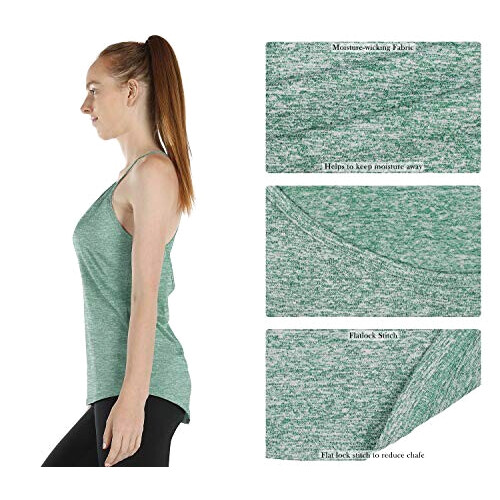 Débardeur vert noir/ femme variant 3 