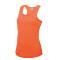 Débardeur orange Électrique femme - miniature