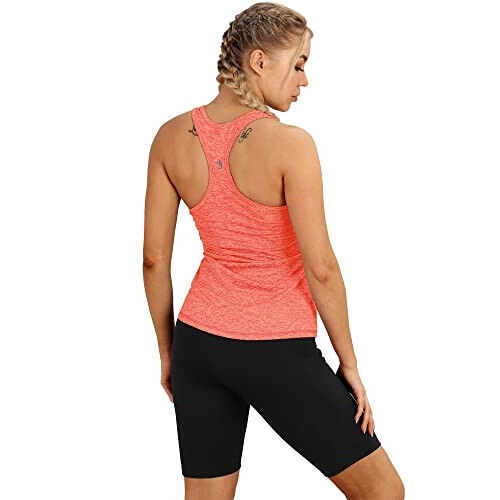 Débardeur orange orangé femme variant 3 