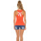 Débardeur orange corail homme/femme - miniature variant 2