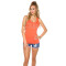 Débardeur orange corail homme/femme - miniature variant 3