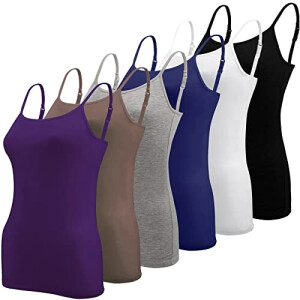 Débardeur violet noir gris bleu marine blanc marron femme