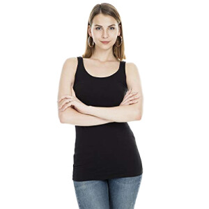 Débardeur noir schwarz femme