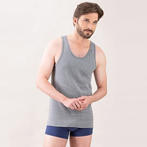 Débardeur gris homme/femme variant 1 