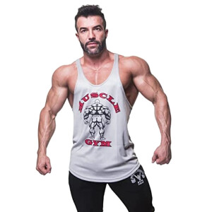 Débardeur gris homme
