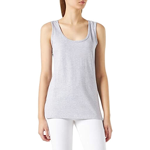 Débardeur gris noir/ clair chiné/blanc femme variant 1 