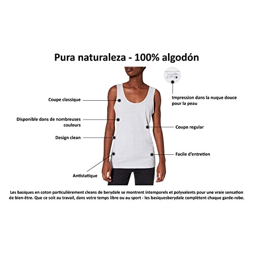 Débardeur gris noir/ clair chiné/blanc femme variant 6 