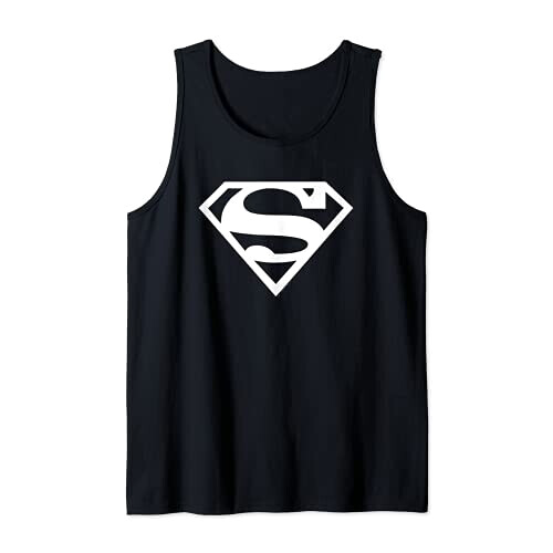 Débardeur Superman noir homme/femme
