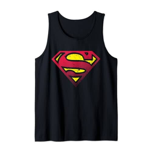 Débardeur Superman noir homme/femme
