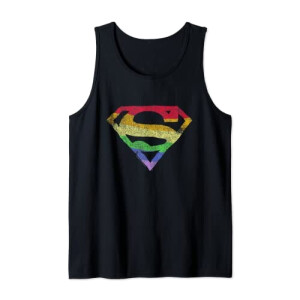 Débardeur Superman noir homme/femme
