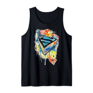 Débardeur Superman noir homme/femme