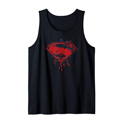 Débardeur Superman noir homme/femme