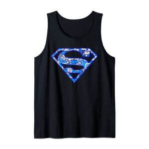 Débardeur Superman noir homme/femme