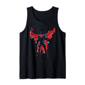 Débardeur Superman noir homme/femme
