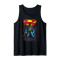 Débardeur Superman noir homme/femme - miniature